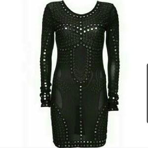 Rare Authentic Christopher Kane Mirrored Mini Dres